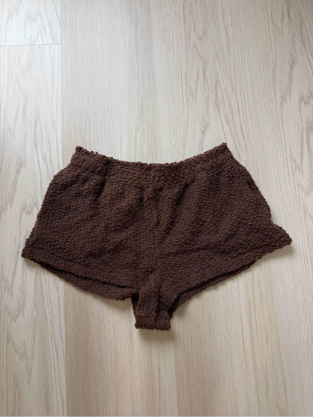 Urban Outfitters Brown Plush Lounge Shorts